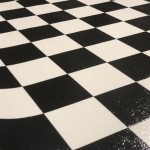 Black And White Check Flooring