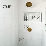 Shower Niche Height From Floor